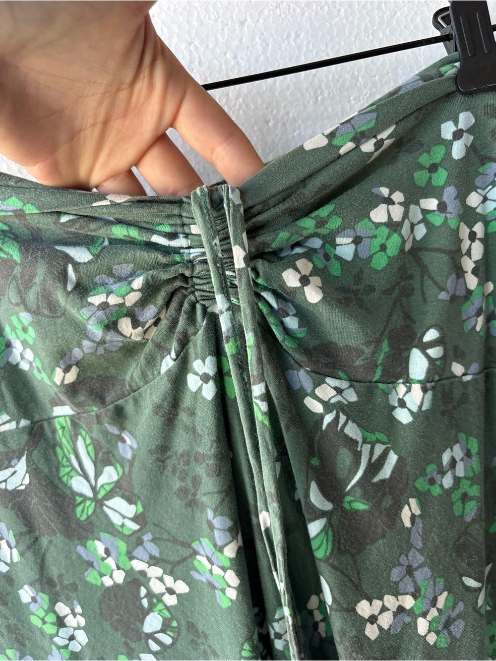 Patagonia Floral Midi Skirt Organic Cotton Drawstring Cottagecore - Picture 5 of 8